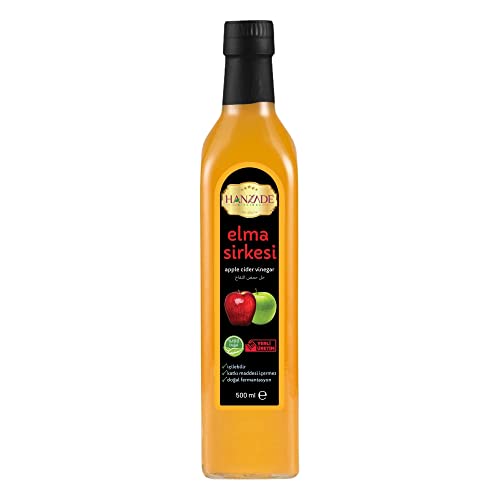 Elma Sirkesi 500 ML Doğal Fermantasyon İçilebilir Katkısız Cam Şişe
