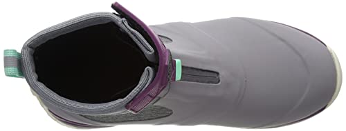 Muck Boot Women's Apex Zip High-Performance Waterproof Short Ankle Rubber Hiking Boots, Frost Grey, 8 #TOP4