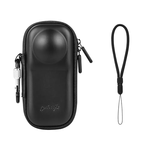 Ymirsfx Carrying Case for Insta360 X5/X4 | Compatible with Original Lens Cap | Protective Hard Shell Travel Bag with Wrist Strap & Secure Carabiner - image 1