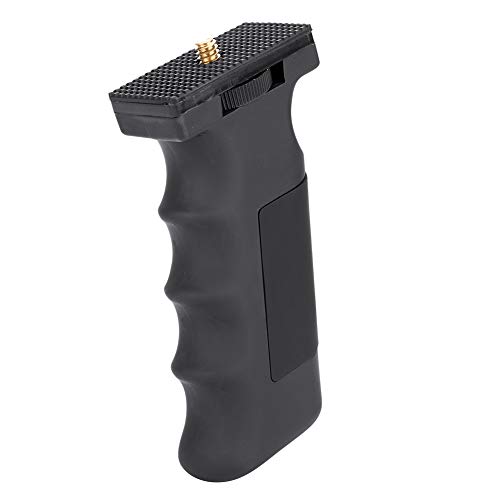 Pistol Grip Microphone, Black Mount Handle Grip with 1 4 Screw for Camera Telescope Accessories + camera pistol grip - Image 2