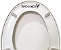 4 Pcs Whoa Nice Cock Sticker Decal 5 inch Vinyl Toilet Seat Funny Rooster