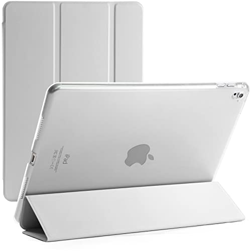 For Apple iPad Pro 9.7 2016 A1674/1675 Smart case Magnetic Stand cover with Wake/Sleep (White)