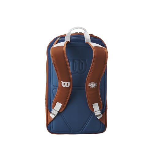 WILSON Roland-Garros Super Tour Tennis Racket Bags - Clay/White/Navy2