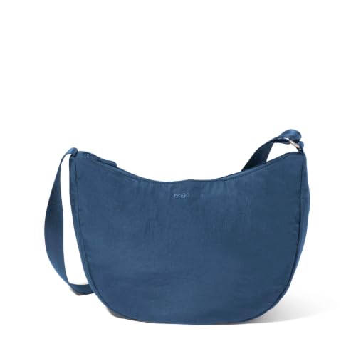 Image of Baggallini Swift Crescent Crossbody Bag for Women - Lightweight 12 inchx8 inch Travel Purse Handbag