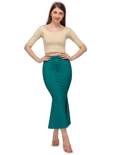 Image of Mehrang Stretchable Saree Shapewear Petticoat for Women, Cotton Blended,Petticoat,Skirts for Women,Shape Wear Dress for Saree