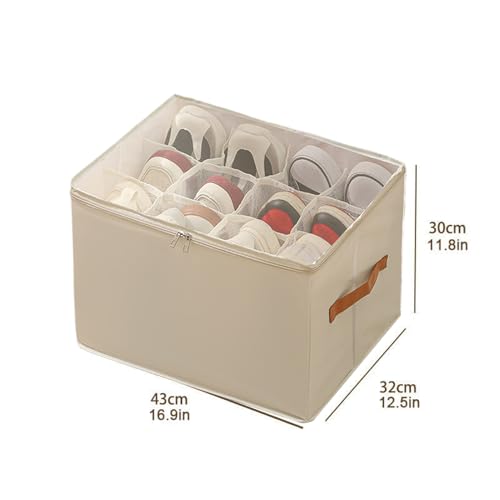 Cajas de zapatos contenedores de almacenamiento y cestas para pasillo 6