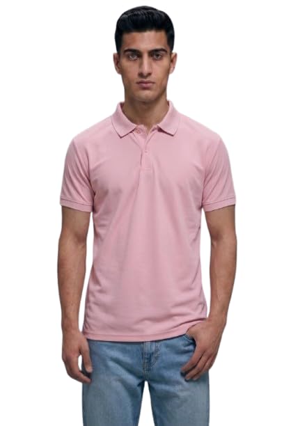 Maxzone Men’s Solid Brown Polo T-Shirt | Premium Cotton Blend Half Sleeve Collar Neck Polo Tee | Regular Fit Casual & Smart Wear Stylish T-Shirt for Men-picture-34