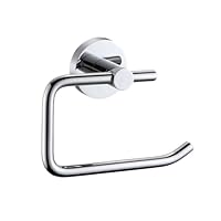 Modern Chrome Toilet Roll Holder Wall Mounted Round Bathroom Accessory ACC109