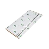 A ABSOPRO 2 Stk. 80mil 5sqft Auto Schalldämpfer Wärmeschutzmatte Selbstklebende Alubutyl Anti Dröhn Dämmmatte 60 * 40cm Artikelaustausch