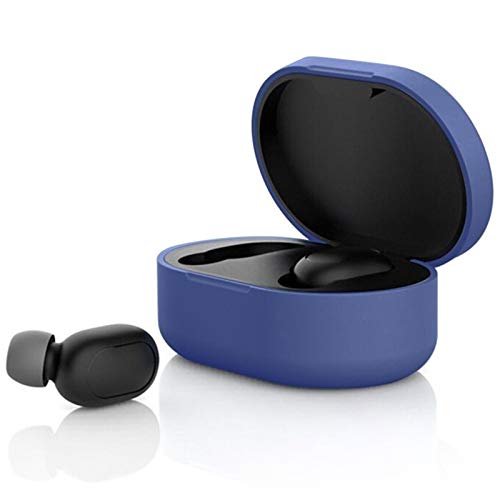 2023 Redmi Airdot�w�b�h�Z�b�g���C�����X�C���z���ی�P�[�X�ɑΉ��V���R���ی�J�o�[�C���z���P�[�X�J�o�[ (Color : Dark blue)