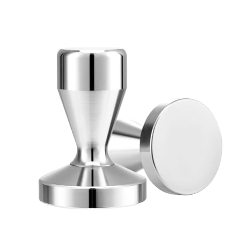 Catálogo de Prensadores de café los más recomendados. 44 Espresso Tamper 58mm YOMYM,Tamper para Cafe,Manipulador de Café Expreso,Tamper Calibrado de Café,304 Acero Inoxidable Tamper con Alfombrilla de Silicona,Tamper