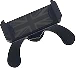 ANZIWU Mini Cooper phone holder with 360 ° rotary vent phone holder, suitable for Mini Cooper R55 R56 R57 R60 R61 (Grey)