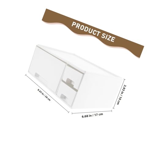 Rehausseur d'écran et support moniteur bureau blanc avec niches - 3