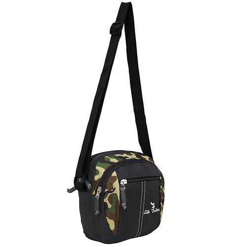 Image of LIFE TODAY Sling form Men and Women | Cross Body Travel Bags | Pouch for Men and Women | One Side Shoulder Bag (Grey)