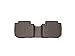 WeatherTech Custom Fit FloorLiners for Subaru Forester - 2nd Row (475312), Cocoa