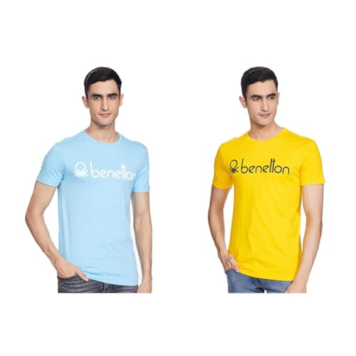 Image of United Colors of Benetton Men's Cotton Regular Fit T-Shirt