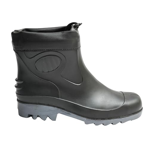 Image of Hillson Collar Boot Waterproof Gumboot | Slip Resistant, Dual Density, Comfortable & Durable, Suitable for Engineering, Construction, Agriculture, Petrochemical & Cement Industry | Size 07 INDIA /UK