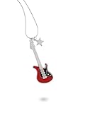 OJERRY Y2K Grunge Punk Rock Red Guitar Cool Aesthetic Indie Pendant Necklace Jewelry Gifts Things Trendy Stuff for Women
