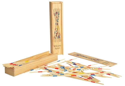 Image of Trinkets & More - Mikado | Wooden 31 Pick-Up Sticks | Best Return Gift | Fun Family Indoor Board Game for Adults and Kids 5+ Years (Pack of 1)