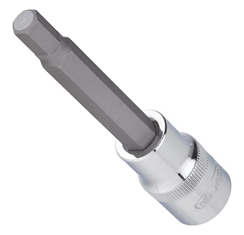 Vigor Internal Square Drive and Screwdriver Insert for Hexagon Socket Profile, 12.5 mm (1/2 Inch), 100 mm, Pack of 1, V2079