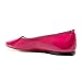 XYD Women Comfortable Pointed Closed Toe Flats Slip on Zipper Decoration Ballet Loafers Office Date Shoes Size 9 Rosy