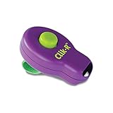 PetSafe Clik-R Training Tool,Training Clicker for Dogs,Reinforces Positive Behaviour,Comfortable Grip,Training Guide Included,Purple