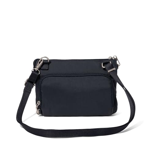 Image of Securtex Anti-Theft Stash Crossbody - 9.25 inchx 6.25 inch Travel Safe Bag w /Locking Zippers