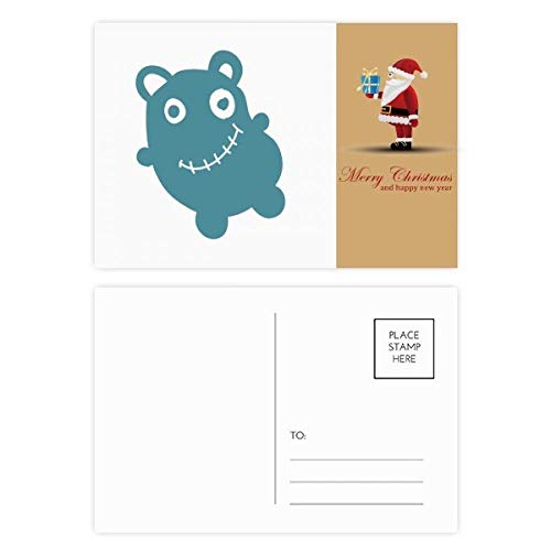 Cartes postales Alien Creature Bear Père Noël partagez de la magie et du rire en lot de 20