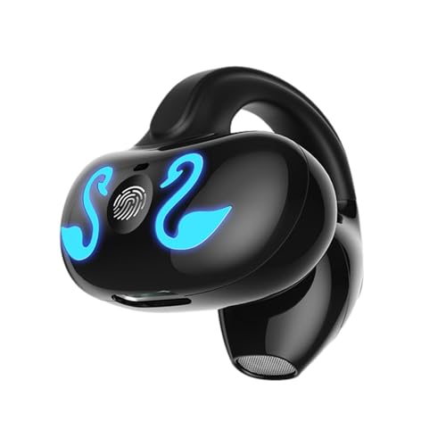 Auriculares Inalámbricos Con Clip Para La Oreja 5.3 Auriculares De Conducción Ósea Para Entrenamiento En La Oreja Abierta, 10 Horas De Reproducción De Música Auriculares Para Ciclismo, Conducción De C