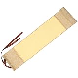 ULTECHNOVO Vintage Wanddekoration aus Stoff in Beige Vielseitige Retro Hängedekoration für Zuhause und Kalligrafie Elegante Kleiner Hängerolle zum Malen und Aufhängen
