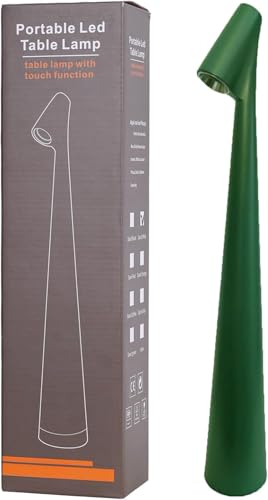 Hebangya Cordless Small Table Lamps,3 Levels Brightness Portable Desk Lamp,Rechargeable Battery...