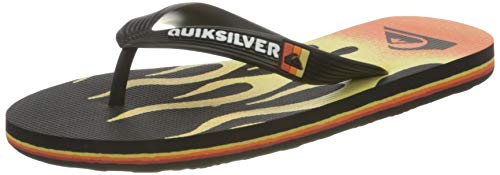 Quiksilver Molokai Flame Youth, Infradito, Nero e