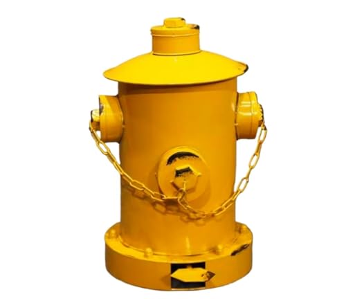 Poubelle à pédale rétro jaune 24x42 cm avec seau intérieur pour cuisine et jardin