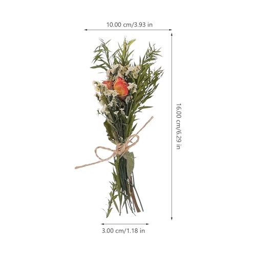6pcs bouquet mini decorativo de flores secas naturales miniatura 6