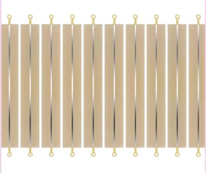 10Pcs Impulse Heat Sealer Replacement Parts Kit - 500mm Heating Element for Most Hand Sealer, Sealing Machine, Vacuum Seal Bags, Poly Bags (500 * 3MM)
