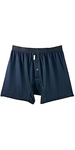 Amazon | [ZIVANE] ニットトランクス 前開き 日本製 無地 メンズ下着