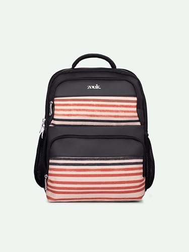 Image of ZOUK Vegan Leather Men's Pro backpack |Laptop Backpack 15.6 Inch | Large 18.7 L | Travel Backpacks | Weekender trip rucksack |Trekking