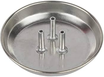 Image of Royals Pack of 2 | Stainless Steel Agarbatti Stand with Plate Stainless Steel Incense Holder | Dhoop Stick Holder | Agarbatti Stand | (Small)