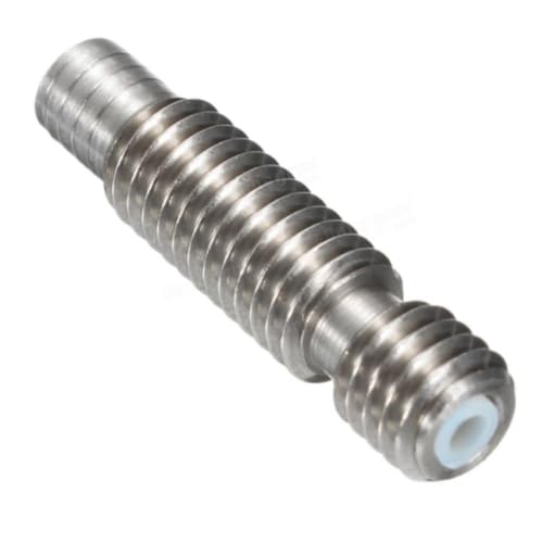 Image of Robocraze V6 Bowden Heat Break Throat for 3.0mm Filament | Titanium Hotend Thermal Barrier Without PTFE Tube | Compatible with E3D V6, Prusa, Reprap (Pack of 4)