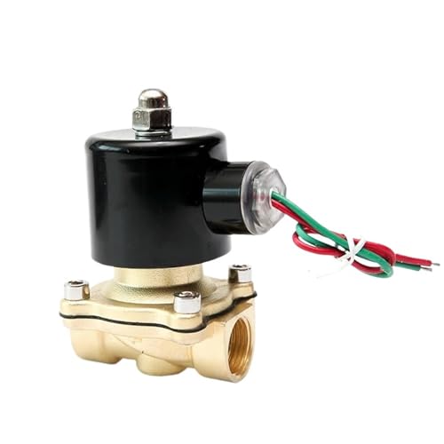 Électrovanne en laiton 2" NPT 380VAC normalement fermée à action directe - 2
