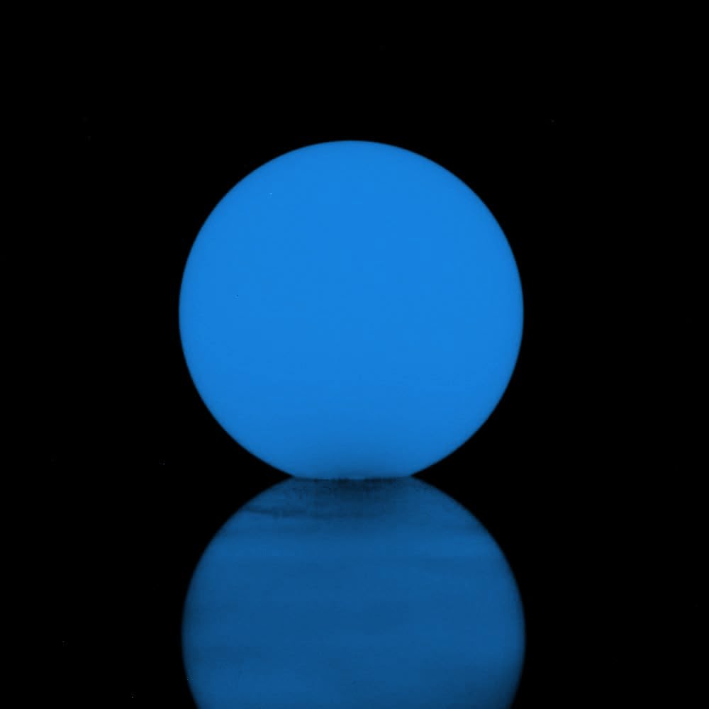 JDM Glow in The Dark Blue Ball Shift KNOB with M8 M10 M12 Adapter