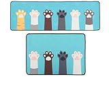 Tapis de sol - le design imprimé d'éléments de dessin animé créatif le rend plus unique et attrayant, il est également très pratique à utiliser, tapis de sol antidérapant