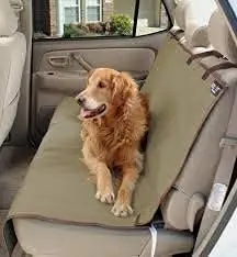 ViberDeal Cotton, Polyester Car Seat Cover Pet/Dog Safety Travel Car Accessories Mat Blanket Protector for Pets, Pet Seat Cover (Multicolour)