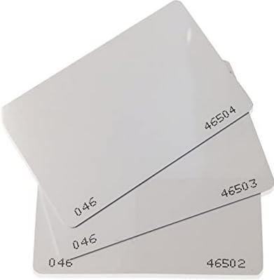 Custom Number 26 Bit Proximity Cards Weigand Prox Blank Printable Swipe Cards Compatable with ISOProx 1386 1326 H10301 Format Readers （100pcs)