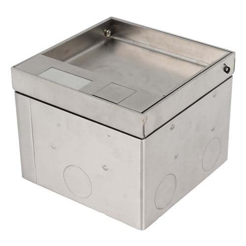 Prise encastrée 2500W en PC ignifuge et acier inoxydable sécurisée pour salon