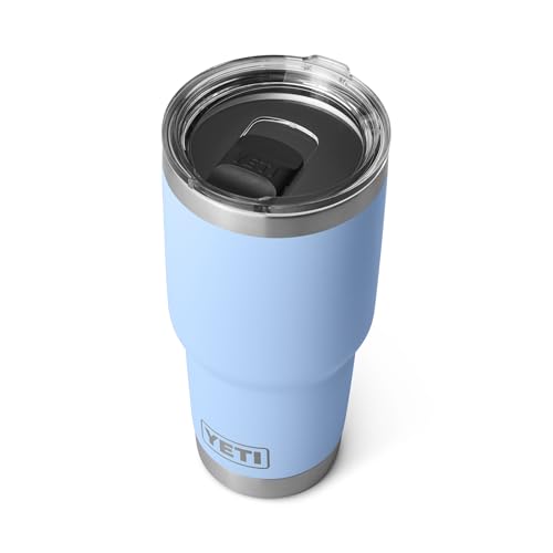 Image of YETI Rambler 30 oz Tumbler, Stainless Steel, Vacuum Insulated with MagSlider Lid, Big Sky Blue