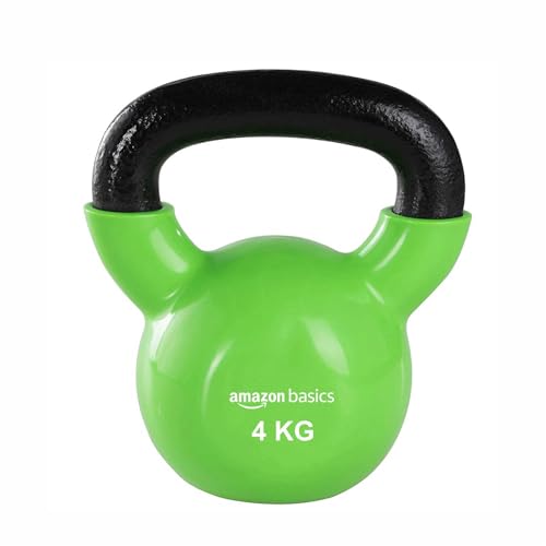Image of Amazonbasics Vinyl Coated Solid Kettlebell for Gym Exercises