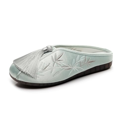 Mules plates de luxe légères confortables pour pieds sensibles