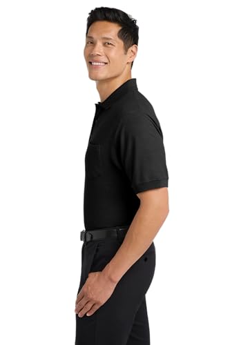 Port Authority Polo Touch de Seda Largo para Hombre miniatura 3