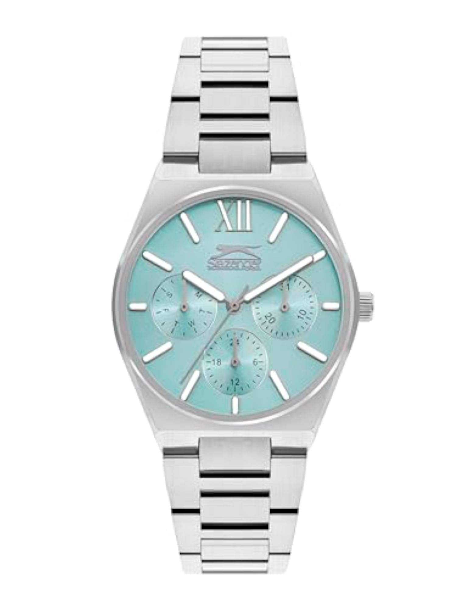 Women's Blue Round Dial Multifunction Watch